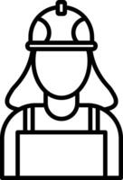 Worker Icon Design Symbol vector