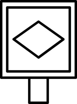 Emergency Diversion Icon Design Symbol