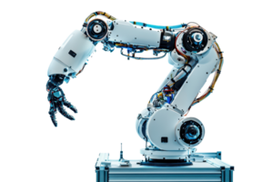 A robotic arm designed for precision tasks, featuring articulated joints and advanced mechanics. png