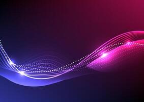 Abstract background with line curve futuristic vector