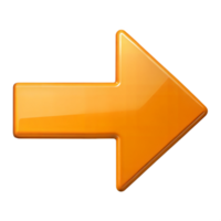 Sleek Right Side Arrow Icon for UI UX Design and Presentation Templates png