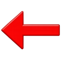 Minimalist Left Direction Arrow Icon on Transparent Background for UI and Navigation png