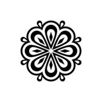 Mandala Graphic Art with Geometric Patterns vector