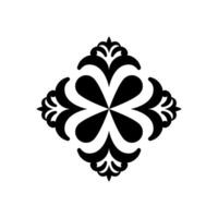 Black and White Mandala Design for a Timeless Aesthetic vector