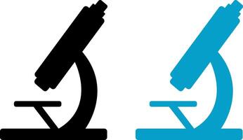 Illustration of a microscope, for use on medical topics vector