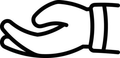 Request Gesture Icon vector