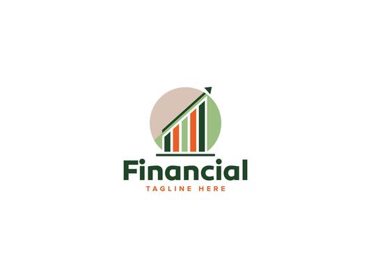 Dynamic Financial Growth Logo Designs, Investment and Savings Symbols