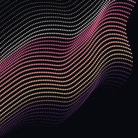 Abstract background with dots and lines vector