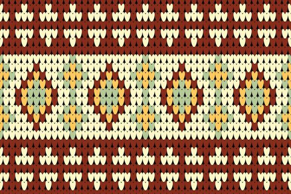 Red Winter Holiday Seamless Ikat Knitted Pattern, Stripes knitting texture geometric pattern, design for carpet, batik, fabric, crochet, knitted, sweater, knit embroidery style,clothing, wrapping