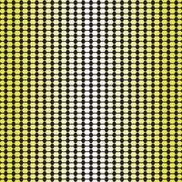 A yellow and black background with dots vector