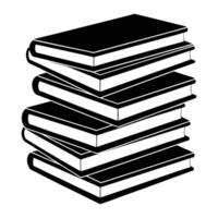 books on a white background vector