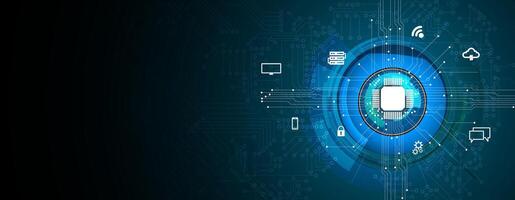The future of the internet is here vector
