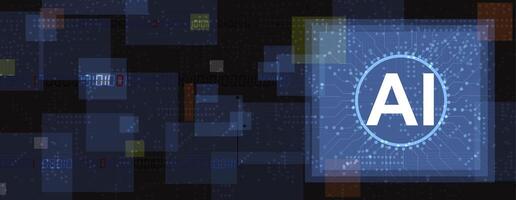 Ai and the future of the internet vector