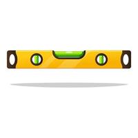 Construction bubble level tool isolated on white background. vector