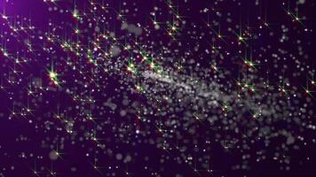 Abstract Futuristic Sparkling Space Star Background Made Of Dust Particles. video