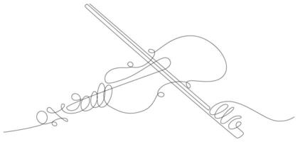 Hands playing violin, Violin player. Violinist playing violin hands bow line vector
