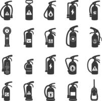 A Collection Of 20 Different Types Of Fire Extinguishers vector