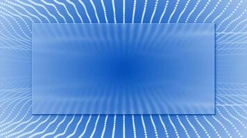 royal blue color wavy circular dots with morph glass or blur space modern design 3d background for business purpose video