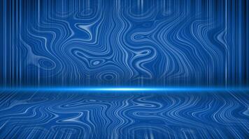 Royal blue color abstract design complex pattern with 3d empty space modern design geometrical background video