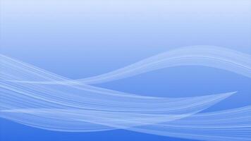 Royal blue color simple and classy wavy lines modern design geometrical background for presentation purpose video