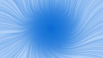 Royal blue color abstract wavy lines 3d tunnel with empty space modern design seamless 3d background video
