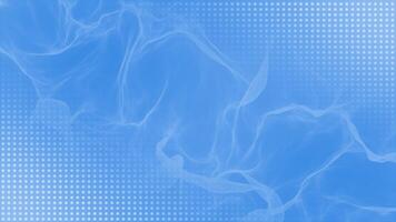 royal blue color wavy pattern silk cloth textured with halftone modern design geometrical background video