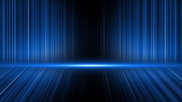 Royal blue color multiple lines flowing 3d empty space modern design 3d futuristic background video