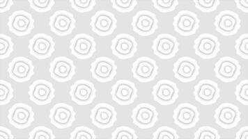 white color multiple 3d depth circular paper cut out forming wavy pattern modern design Loop-able geometrical background video