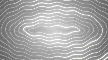 white and black color multiple glowing shiny wavy lines modern design Loop-able geometrical background video