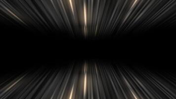 White and black color 3d flowing lines with 3d empty space glowing optical flairs golden lines modern design luxury background video