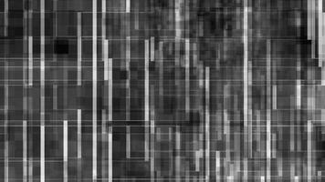 white and black color abstract sci-fi glitch noise effect modern design hi-tech technology background video