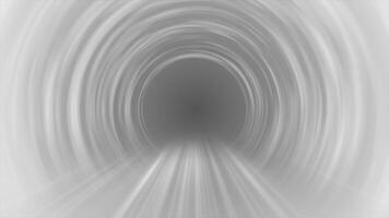 white color 3d tunnel abstract design Loop-able seamless background video