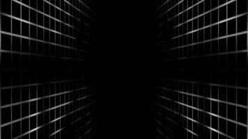 white color 3d square box grid pattern geometric design Loop-able black seamless background video