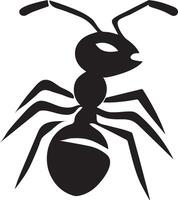 Ant Icon Minimalist Free Design vector