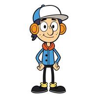 Playful Cartoon Character Art - Fun and Creative Illustration vector