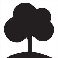 Minimalist Tree Icon Design vector