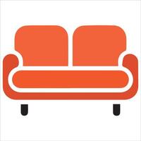 Sofa Icon design art vector