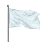 Illustration of Flagpole with Flag vector