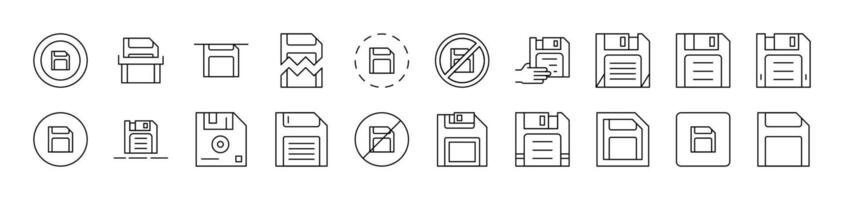 MicroSD Memory Card Icon Set for UI, Placards, Books, Apps. Editable Stroke. Suitable for Web Sites, Books, Cards, Apps vector