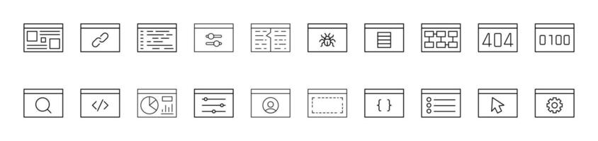 Brackets, Arrows, Gear etc Picture Collection. Editable Stroke. Perfect for Infographics, Articles, Books, Flyers, Banners vector