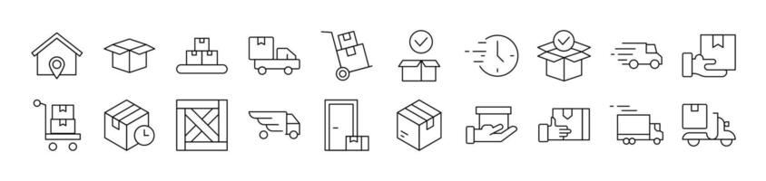 Outline Image Collection. Editable Stroke. Perfect for Infographics, Articles, Books, Flyers, Banners vector