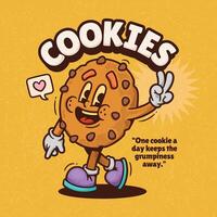 Cookies are always a good idea. Hand drawn illustration. vector