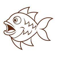 A Fish Sporting a Shark's Head vector