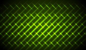 Green shiny neon stripes abstract pattern vector