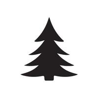 Christmas trees showcasing varying shapes and arrangements of branches vector