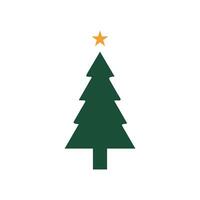 The design is simple and iconic, often associated with Christmas tree vector