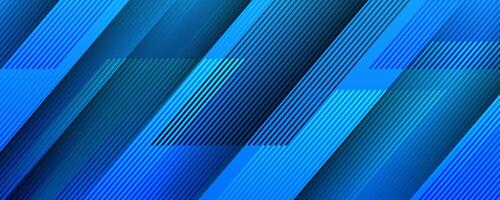 Blue abstract background overlap layer on bright space with diagonal lines effect decoration. Modern graphic design element stripes style concept for web banner, flyer, card, or brochure cover vector