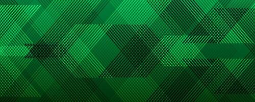 Green abstract background overlap layer on dark space with diagonal lines effect decoration. Modern graphic design element stripes style concept for web banner, flyer, card, or brochure cover vector