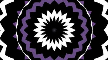 Psychedelic hypnotic digital kaleidoscopic soft colorful motion background. retro style. video