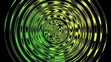gold background with abstract light texture with ripple effect. circular wavy liquid. bright golden light. video